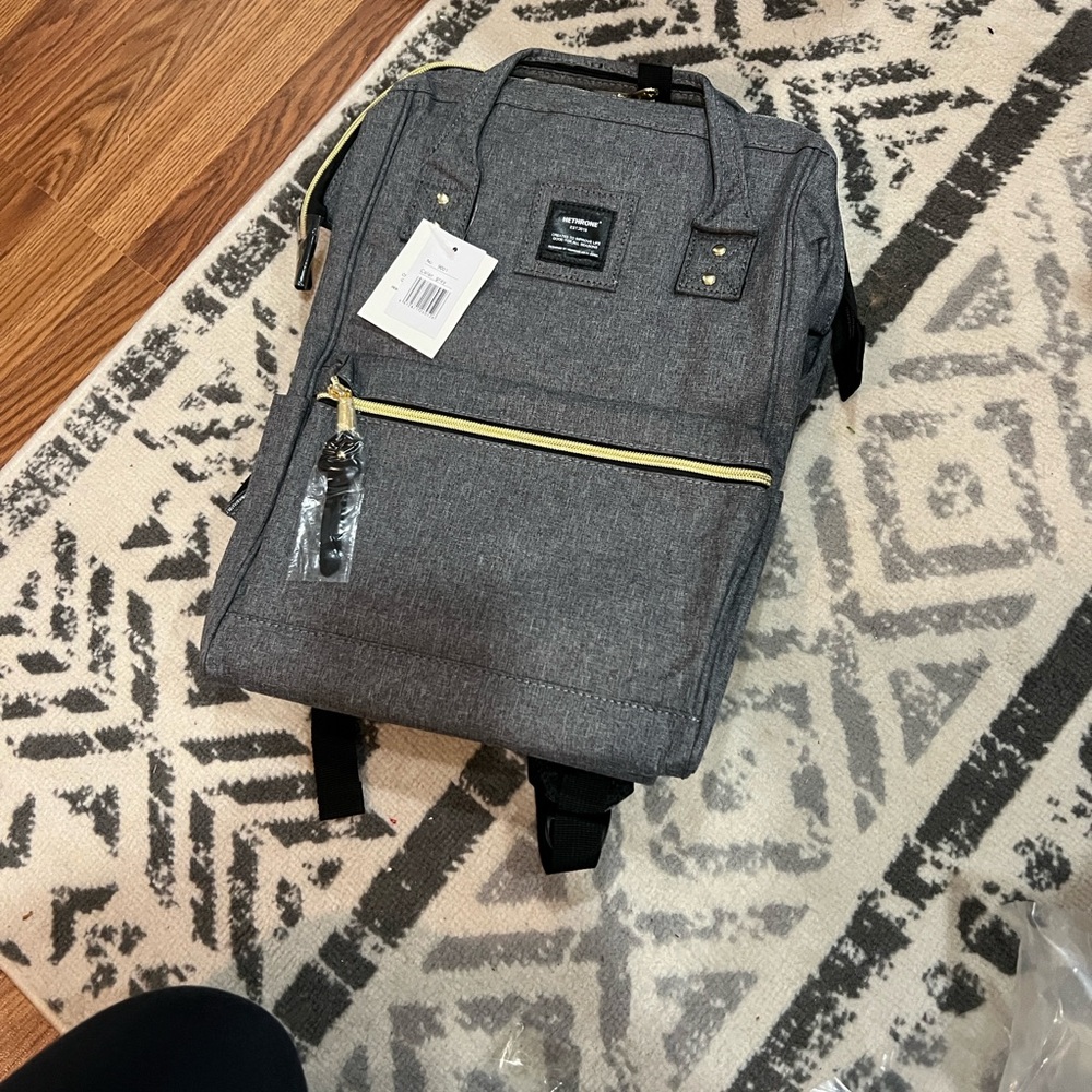 Sleek Gray Laptop Work/Travel Backpack